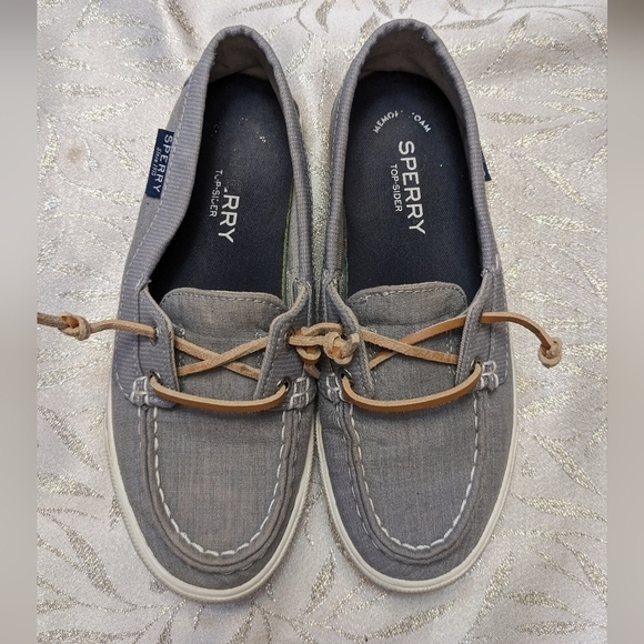 Sperry Other - Sperry Lounge Away Top Sider Sneakers Gray Wm Size 5 / Kids Size 3.5